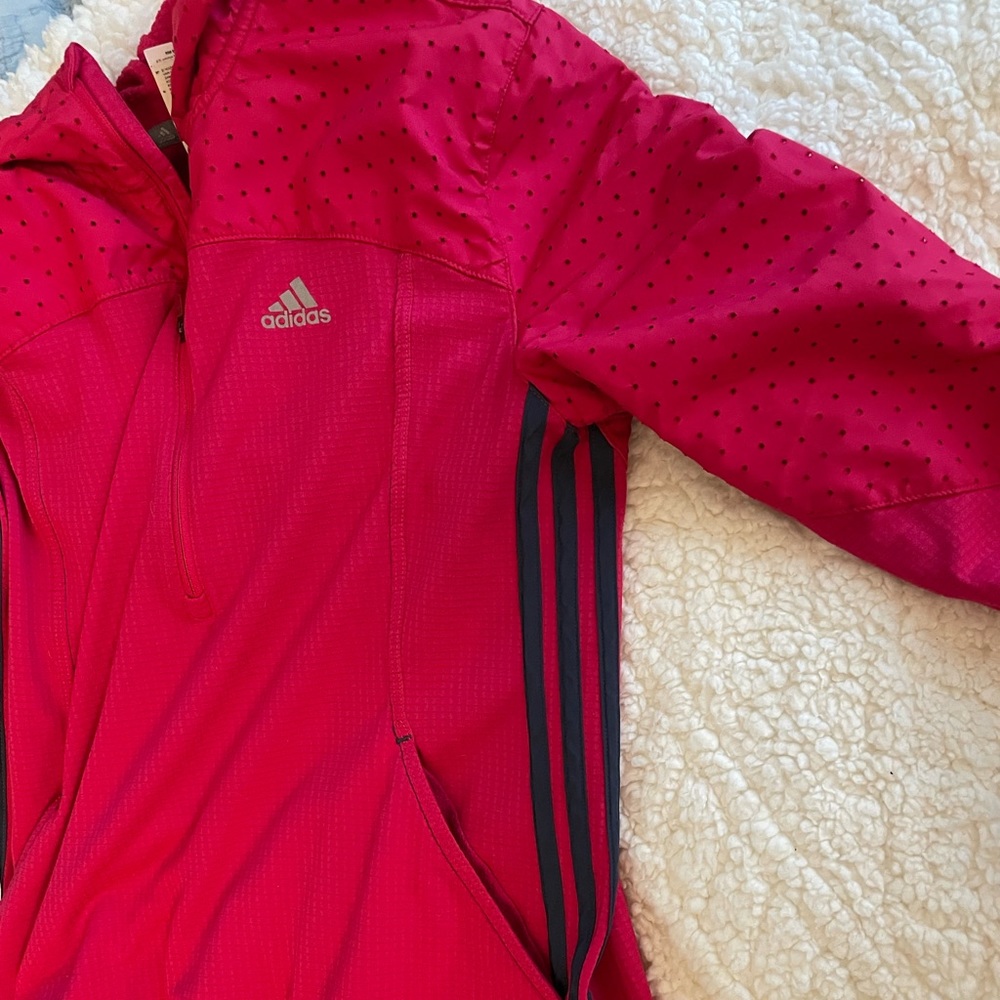 Hot pink adidas quarter zip!